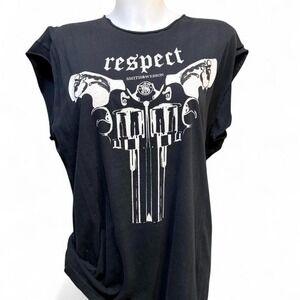 0052 Respect Smith and Wesson Sleeveless Tee